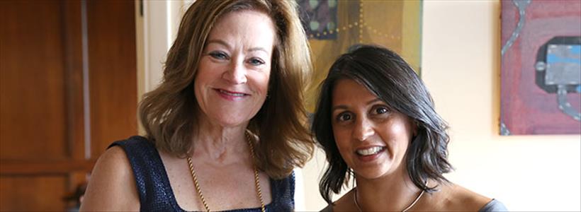 CHR Director Mary Durham welcomes Sonia Shah to Portland for the 2016 Saward Lecture.