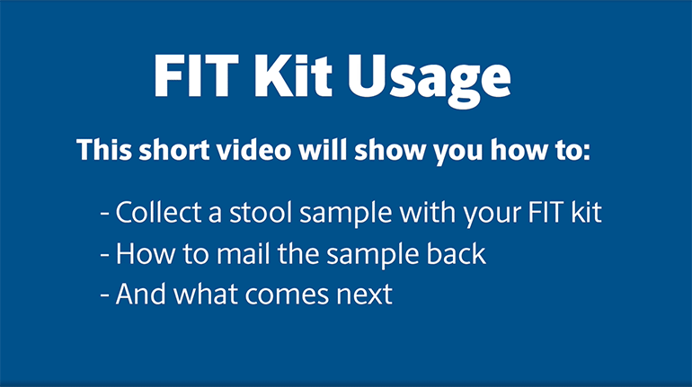 Video: How To Use A FIT Kit (OC-Auto®) – COOP Trial