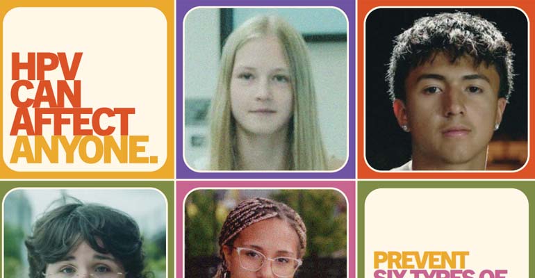 Thumbnail image of a Prevent HPV Cancer letters